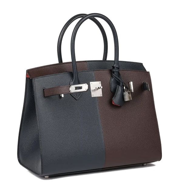エルメス バーキン Sellier 30 偽物 カサーク・トライカラー・エプソム