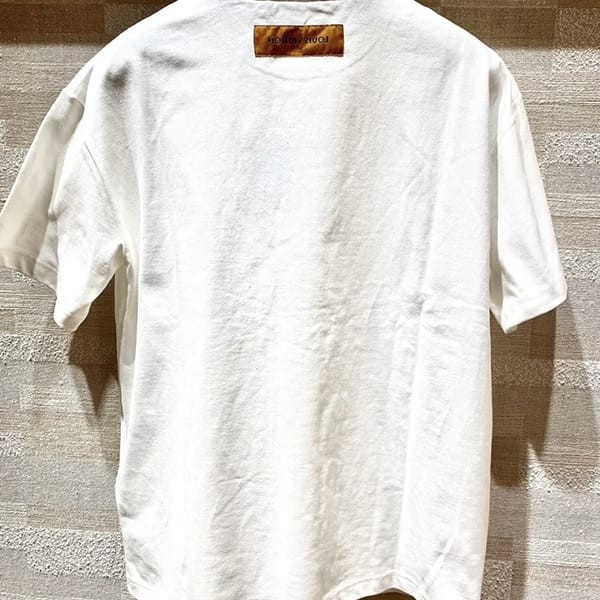 ルイヴィトン エンブロイダードコットンTシャツ 偽物 半袖 1ABY4Z