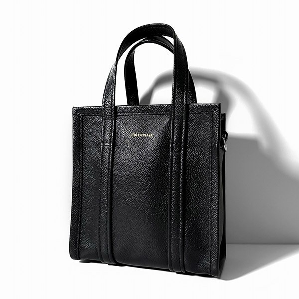 雑誌掲載★バレンシアガ 偽物 バザール ショッパー XXS BLACK バッグ 513988 2UQQN 1000