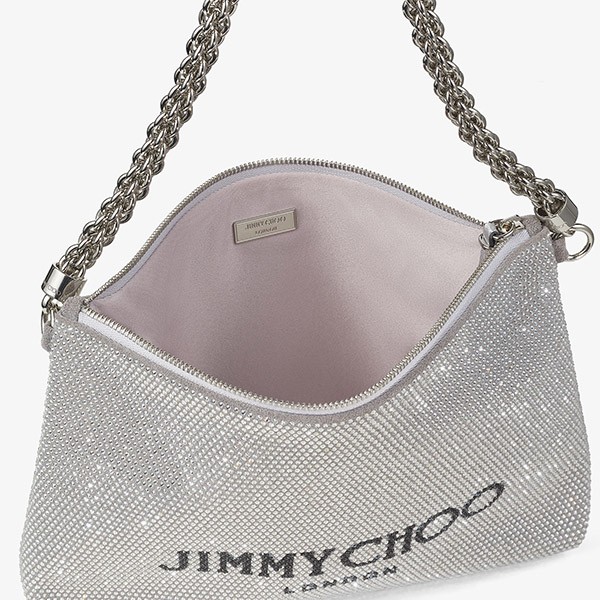 ジミーチュウ CallieShoulder クリスタルスエードショルダーバッグ コピー c2392301