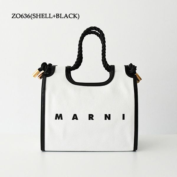 マルニ キャンバス MARCEL トートバッグ 偽物 BMMP0024