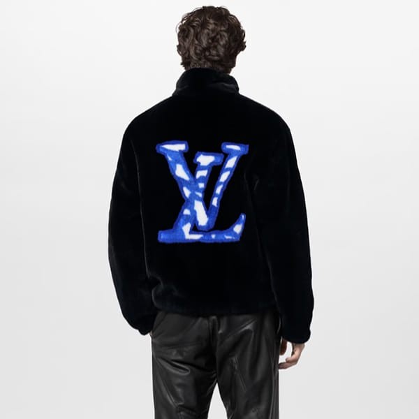 ルイヴィトン リバーシブル 偽物 アウター ブルゾン ミンク LV SKI 1AFAK3