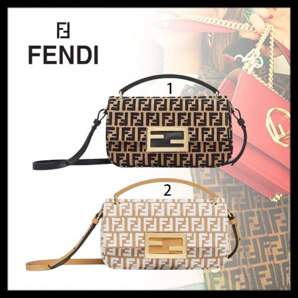 贈り物にもピッタリ★フェンディ バゲット フォンポーチ FF ラフィア ポーチ バッグ コピー 2色 7AS142AQ19F0VPJ