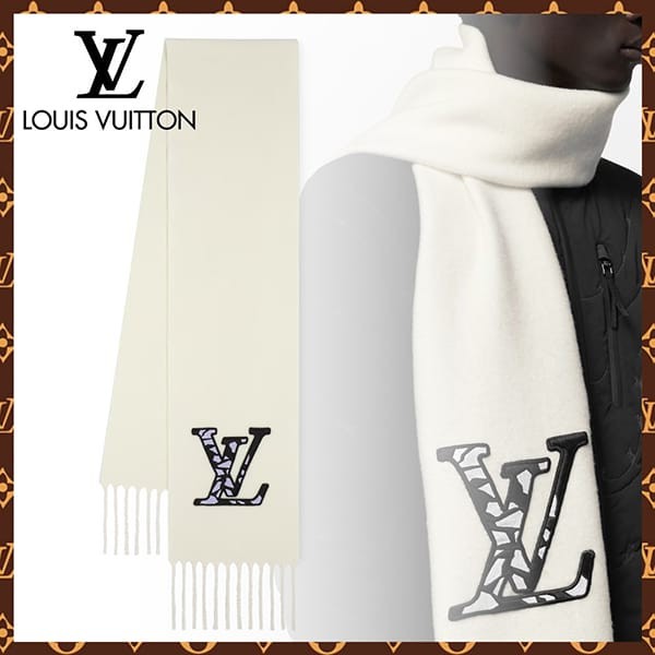 大人気定番☆ルイヴィトン LV SKI マフラー スーパーコピー アイス M79377