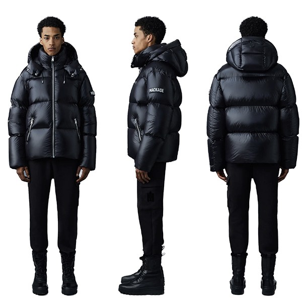 マッカージュ スーパーコピー ケント Black ダウンジャケット
