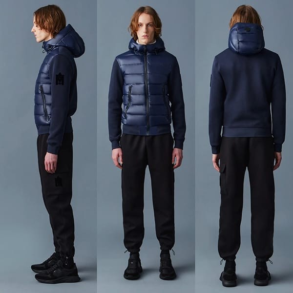MACKAGE 偽物 FRANK ミックスメディア ボンバー ダウンジャケット 5色