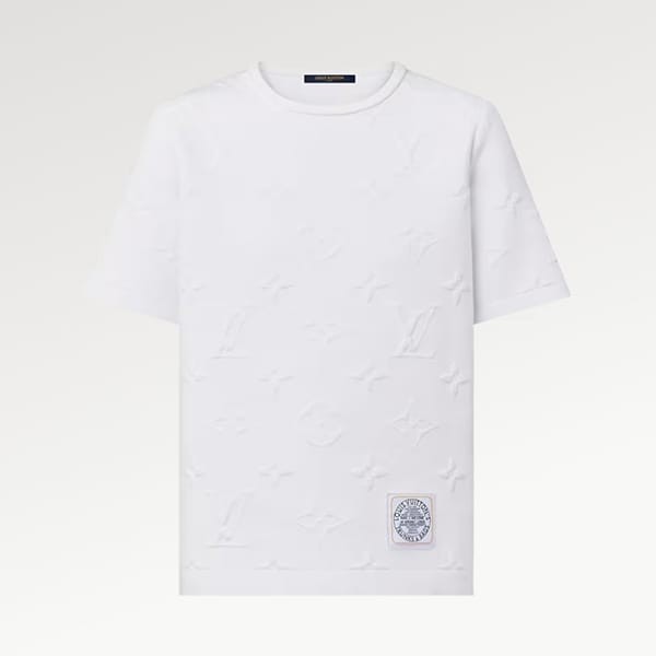 ​ルイヴィトン 3D モノグラム Tシャツ 偽物 2色 1AC0VD
