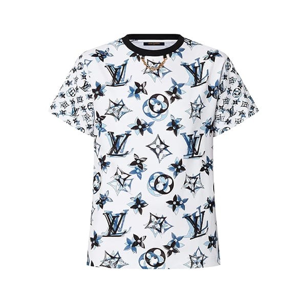 ルイヴィトン 3Dマヒナモノグラム Tシャツ 偽物