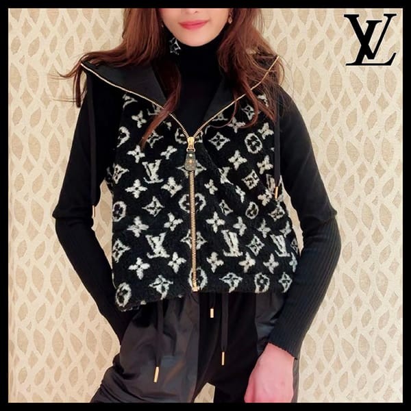 完売人気ルイヴィトン LV Ski フーデッドモノグラムテディジャケット コピー 1AC0FZ