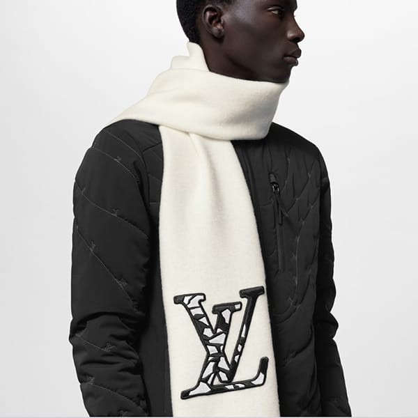 大人気定番☆ルイヴィトン LV SKI マフラー スーパーコピー アイス M79377