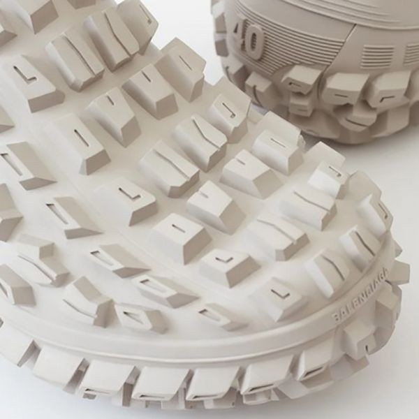 バレンシアガ ディフェンダー Tire サンダル コピー厚底 ロゴ