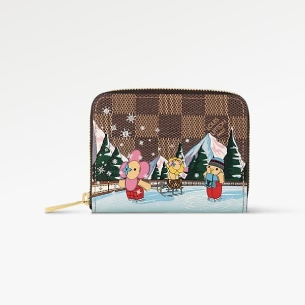 大人気定番☆クリスマス限定 ルイヴィトン ジッピー コイン パース 偽物 財布 N40721