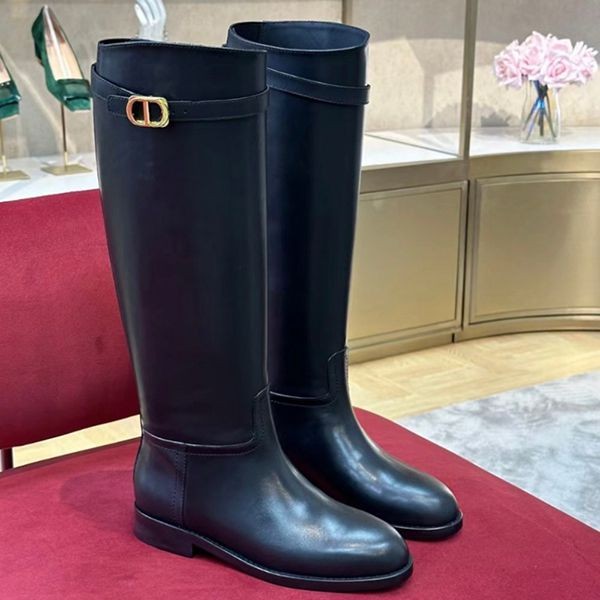 【シンプルなのにオシャレ☆】ディオール ロングブーツ 偽物KDI828VEA