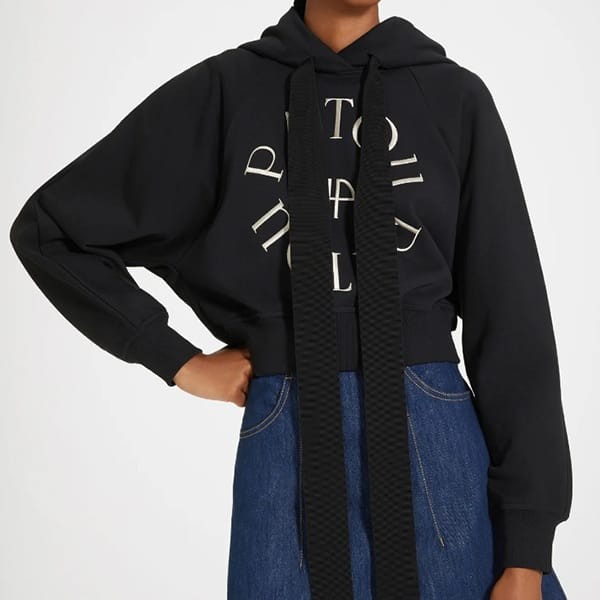 【PATOU コピー】オーガニックコットン製クロップドフーディー 3色 JE0699985999B