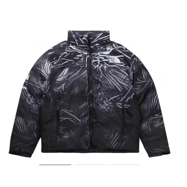 コラボ激レア Supreme×The North Face Trompe Loeil Printed Nuptse Jacket プリントヌプシ 偽物