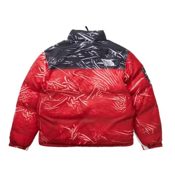 コラボ激レア Supreme×The North Face Trompe Loeil Printed Nuptse Jacket プリントヌプシ 偽物