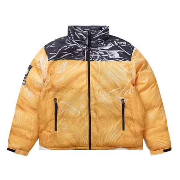 コラボ激レア Supreme×The North Face Trompe Loeil Printed Nuptse Jacket プリントヌプシ 偽物