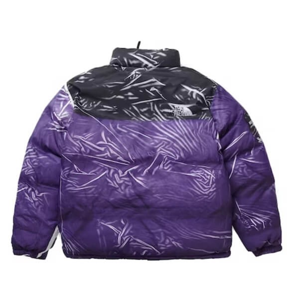 コラボ激レア Supreme×The North Face Trompe Loeil Printed Nuptse Jacket プリントヌプシ 偽物