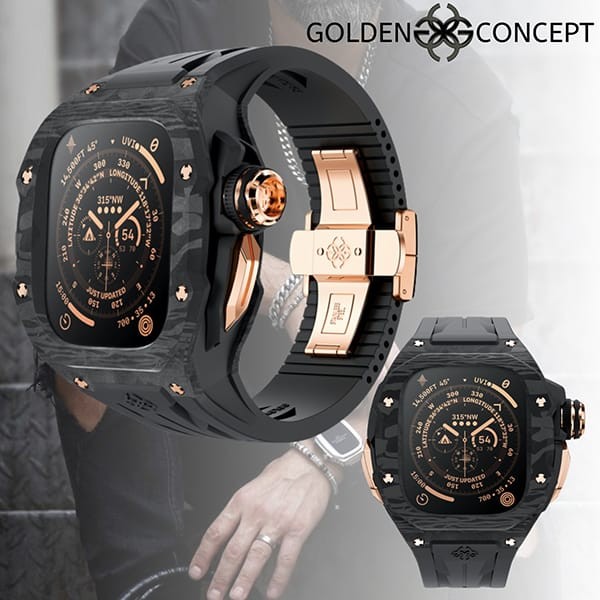 ゴールデンコンセプト コピー Apple Watch Case - RSC49 - GOLD CARBON