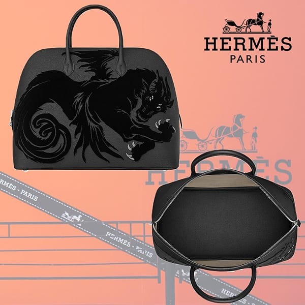 エルメス ボストンバッグ​ 偽物 Bolide 1923-45 ドラゴンキメラ hermes192345