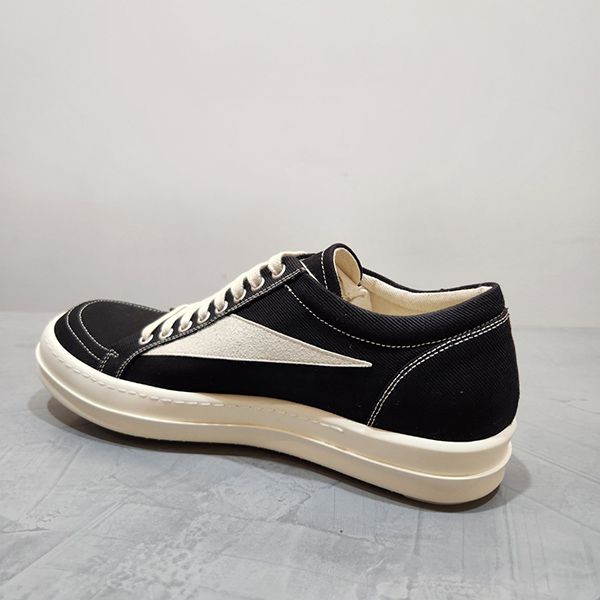 リックオウエンス ダークシャドウ VINTAGE スニーカー 偽物 BLACK/MILK (DO) 5803
