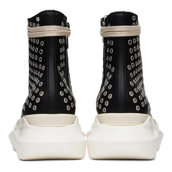 限定希少☆[リックオウエンス]ブラック Abstract スニーカー コピーrc11151