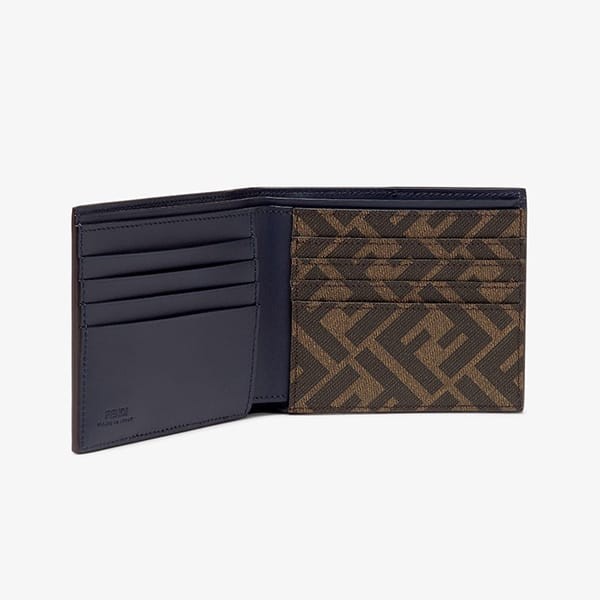 フェンディ FFスクエア コンパクト二つ折り財布 偽物 4色 7M0356AFF2F0GXN