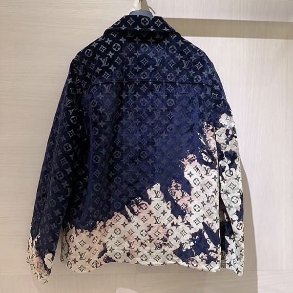 ルイヴィトン 偽物 モノグラムデニムジャケット 長袖 1AF756
