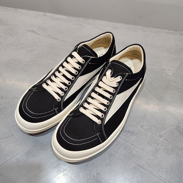 リックオウエンス ダークシャドウ VINTAGE スニーカー 偽物 BLACK/MILK (DO) 5803