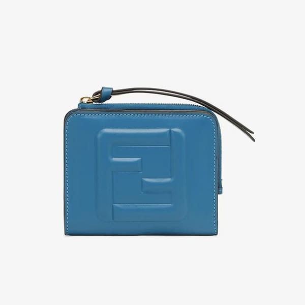 フェンディ コピー FF キューブ 本革 ミニ財布 コンパクトウォレット 5色 8M0490AQEWF0VPG