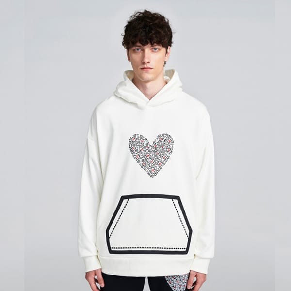 TATRAS 偽物 × Keith Haring ドロップショルダーフーディー 2色 MTKI23A8251