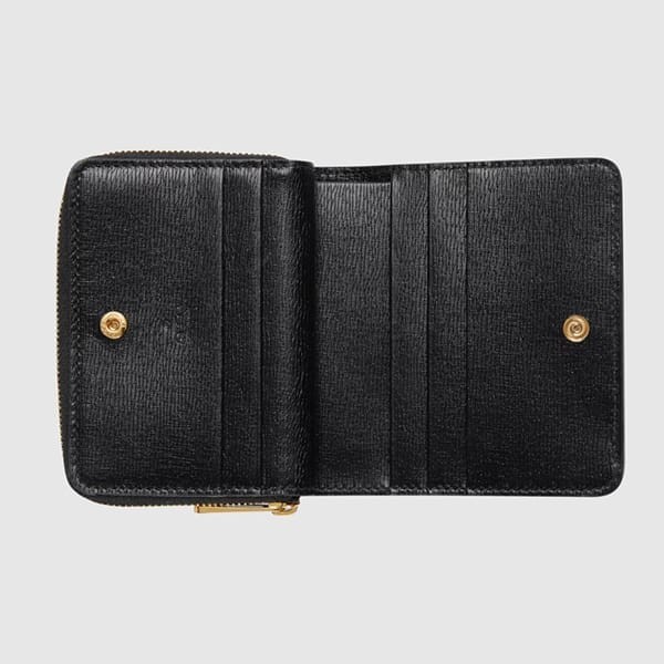 グッチ スクリプト ウォレット 刻印入りミニ財布 偽物 2色 7726390OP0N5909