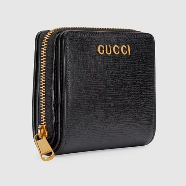 グッチ スクリプト ウォレット 刻印入りミニ財布 偽物 2色 7726390OP0N5909