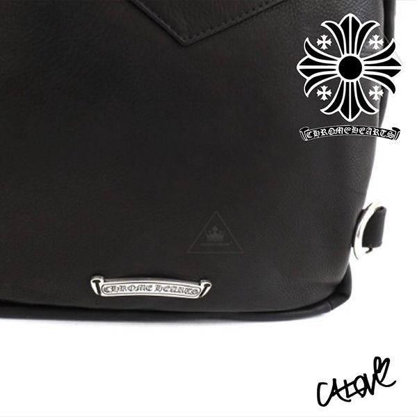 クロムハーツ スーパーコピー【Back to School】CHハート◆ﾚｻﾞｰﾊﾞｯｸﾊﾟｯｸ･BLK12159