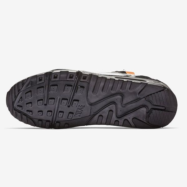 Off-White x ナイキ コピーAIR MAX 90 "BLACK" オフホワイト AA7293-001