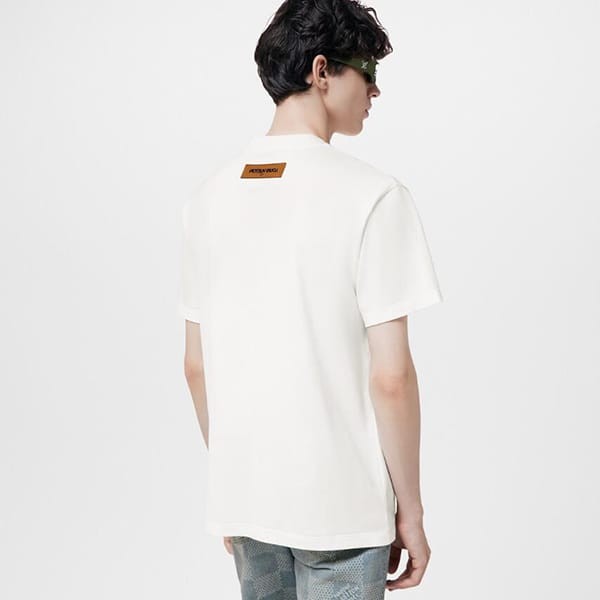 ルイヴィトン ショートスリーブコットンTシャツ パロディ 1AFJFX