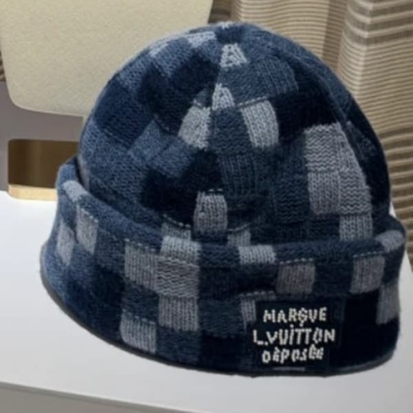 ルイヴィトン ニット帽 ビーニー 偽物 ダモフラージュ 2色 M7368A