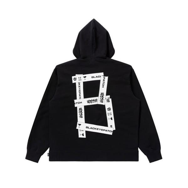 Black Eye Patch 偽物 HWC TAPED パーカー グラフィック 2Color patch001
