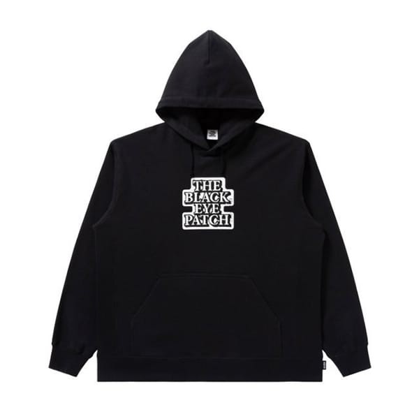 ブラックアイパッチ スーパーコピー ロゴデザインフーディパーカー 全3色 patch004