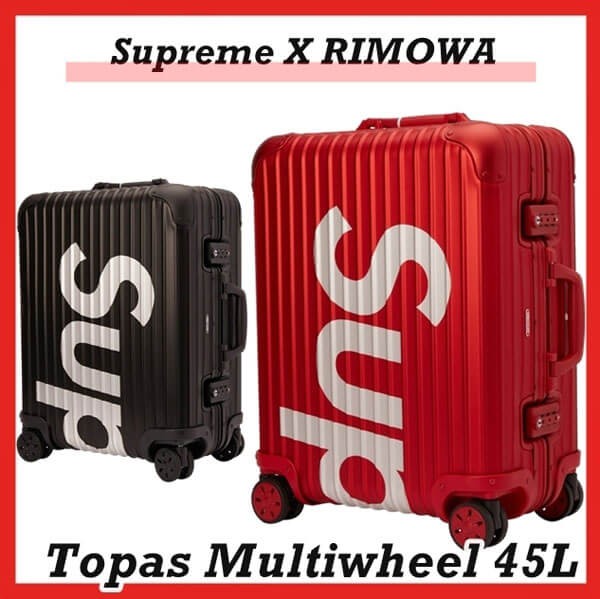 リモワ supreme スーツケース 偽物 スーパーコピートパーズ 4輪 マルチホイール 45L 大人気話題コラボ