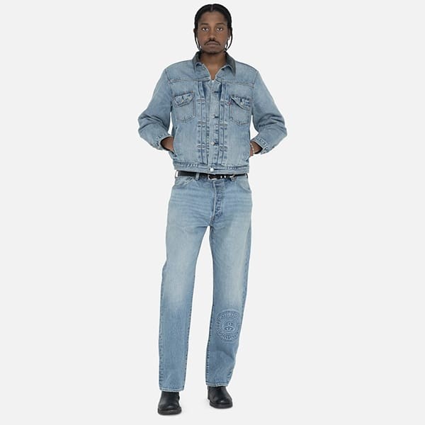 STUSSY コピー x levis 偽物 エンボストラッカージャケット 025554