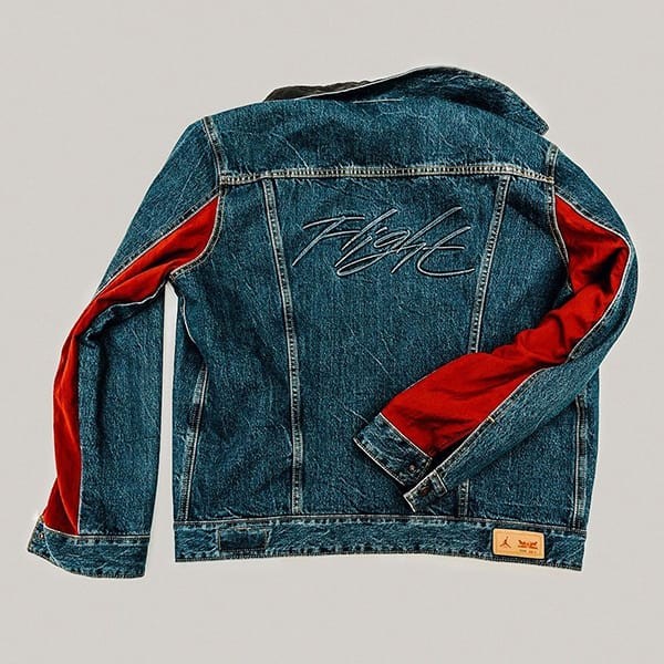 levis 偽物 × NIKE コピー エアジョーダン 4 リーバイス コラボジャケット nike002