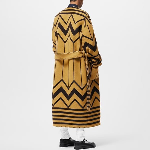 ルイヴィトン 偽物 メンズ ウール カシミヤ ロングコート 1AFJXL