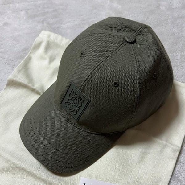 ロエベ 偽物 patch cap in canvas ベースボールキャップ 2色 lyw3213