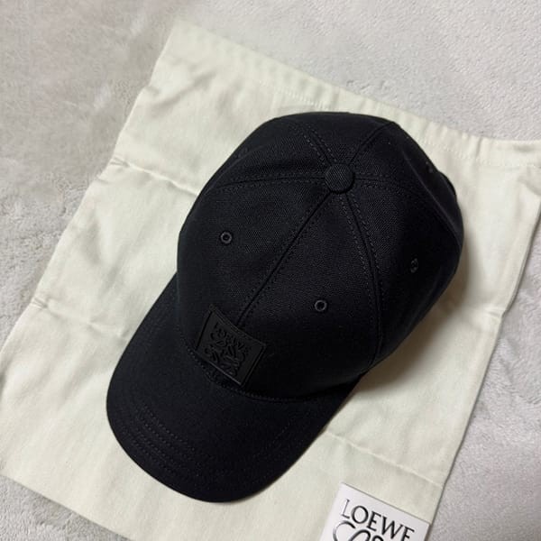 ロエベ 偽物 patch cap in canvas ベースボールキャップ 2色 lyw3213