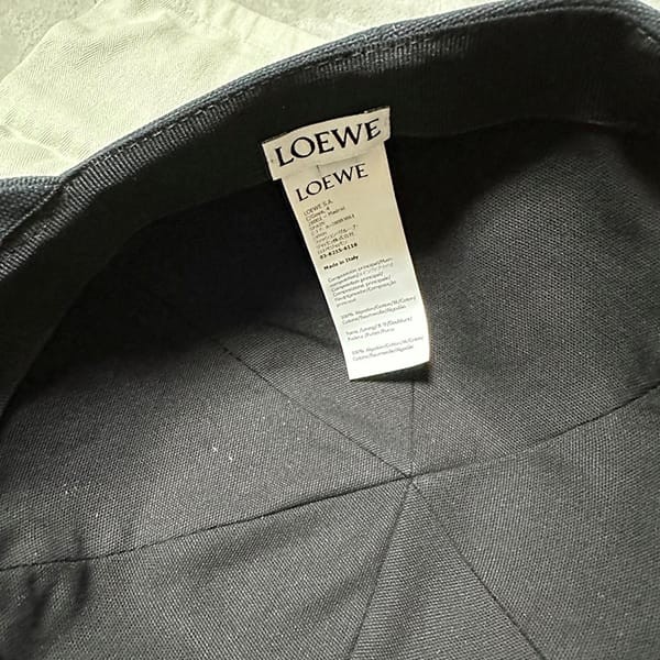 ロエベ 偽物 patch cap in canvas ベースボールキャップ 2色 lyw3213