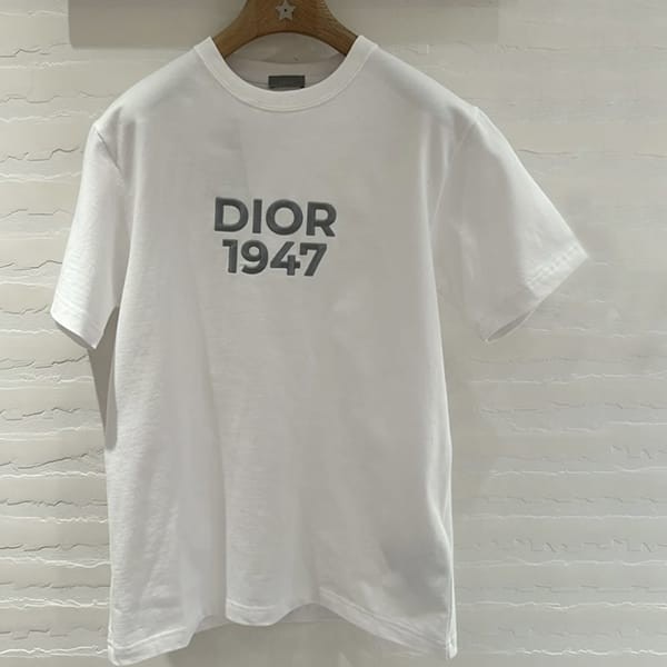 ディオール Tシャツ激安偽物 スーパーコピー リラックスフィット 2色 413J696F0554_C088