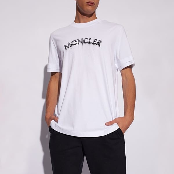 モンクレール 偽物 ルーズフィット コットン Tシャツ 2色 J10918C0000289A17001