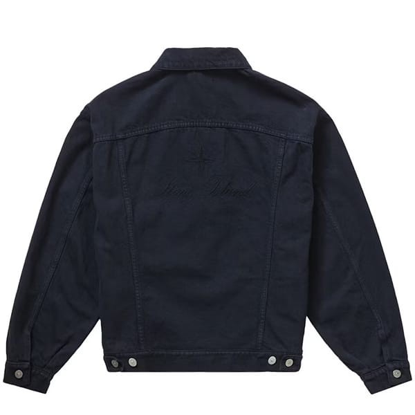 【シュプリーム x Stone Island】23FW デニム トラックジャケット 偽物 2色 spm33321
