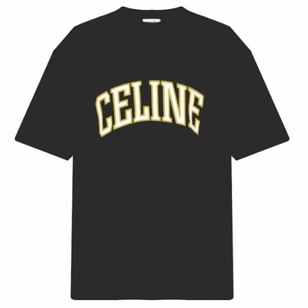 セリーヌ ルーズ Tシャツ 偽物 コットンジャージー ロゴ 2X60L671Q38YG